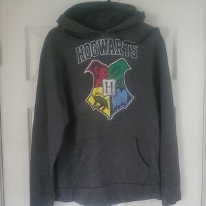 Warner Bros. Harry Potter Label Hoodie in Black and White